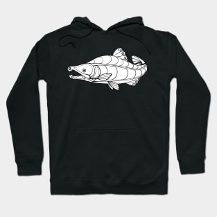 Native Inspired Salmon Hoodie